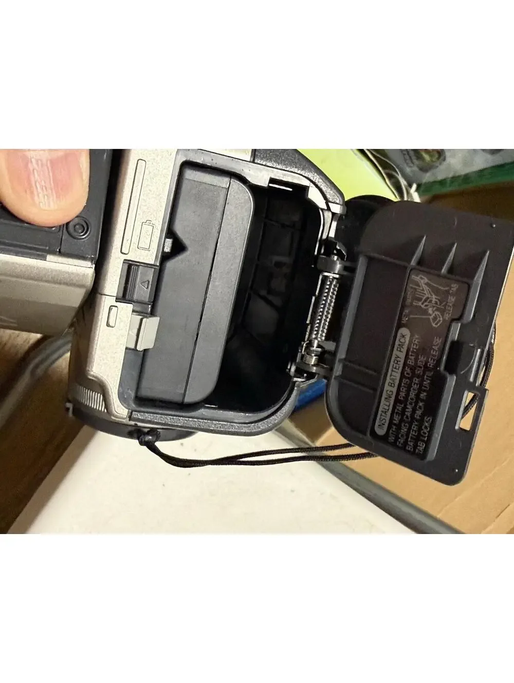 Sharp Model VL-E765U Silver Black View Camcorder No Charger ( Untested )
